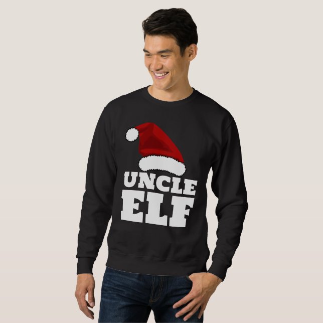 SUDADERA T-SHIRT DE NAVIDADES ELF DEL TÍO (Anverso completo)