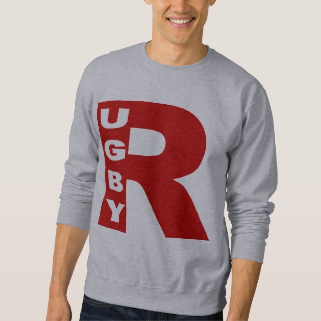 Sudadera T-shirt gris  pour Hommes RUGBY (Anverso)