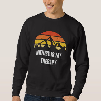 Sudadera T-shirt manches longues Nature is my therapy