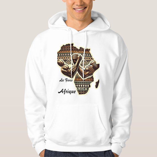 Sudadera T-shirt Veste à capuche la Force Afrique (Anverso)