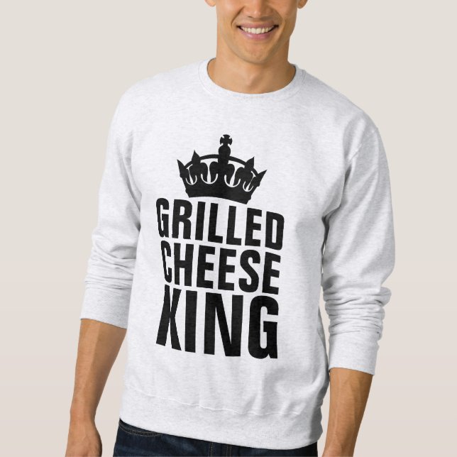 SUDADERA T-SHIRTS TEES DE CHEESE REY A LA GRILLA (Anverso)