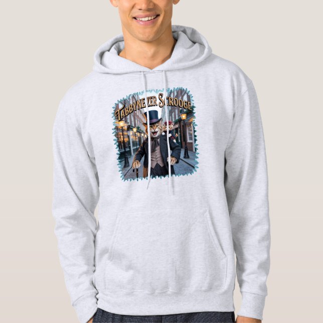 Sudadera Tabbynezer Scrooge Illustration – Tabby Scrooge (Anverso)