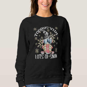 Sudadera Tabla de Snowboard para Mujeres Gnome de Invierno