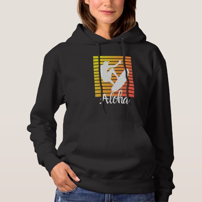 Sudadera tabla de surf Aloha Hawaii Hawaii (Anverso)