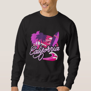Sudadera tabla de surf California Retro Van Surfer