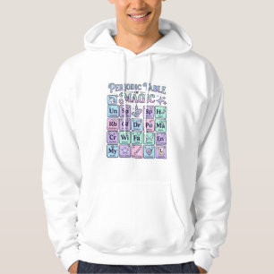 Sudadera Tabla periódica de diseño gráfico mágico de unicor