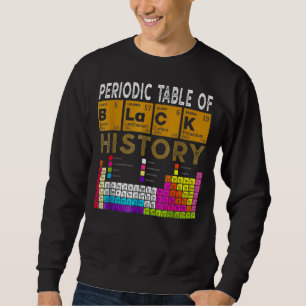 Sudadera Tabla Periódica De Historia Negra Afroamericana 2