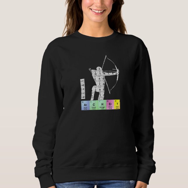 Sudadera Tabla Periódica De Los Elementos De Arquetería (Anverso)