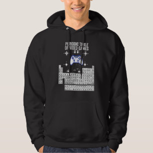 Sudadera Tabla periódica de videojuegos Elementos para juga