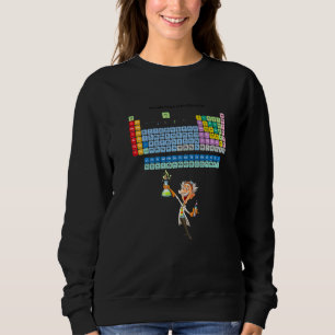 Sudadera Tabla Periódica Química De Elementos Novedad Gráfi