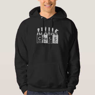 Sudadera Tabla periódica química del humor de ajedrez para 