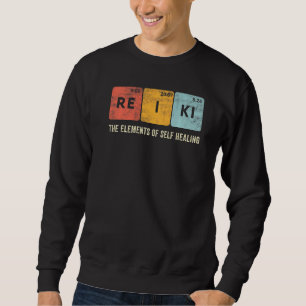 Sudadera Tabla periódica Reiki Curar Maestro Espiritual Hea