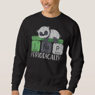 Sudadera Tabla periódica siesta animal lindo durmiendo pand