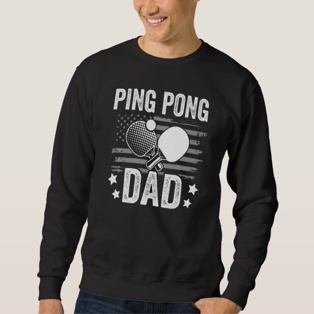 Sudadera Table tennis player father ping pong dad funny tab (Anverso)