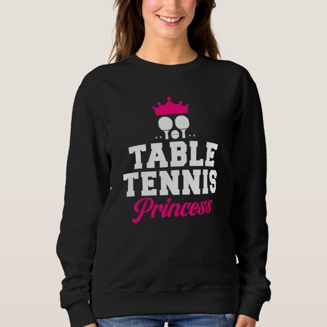 Sudadera Table Tennis Princess (Anverso)