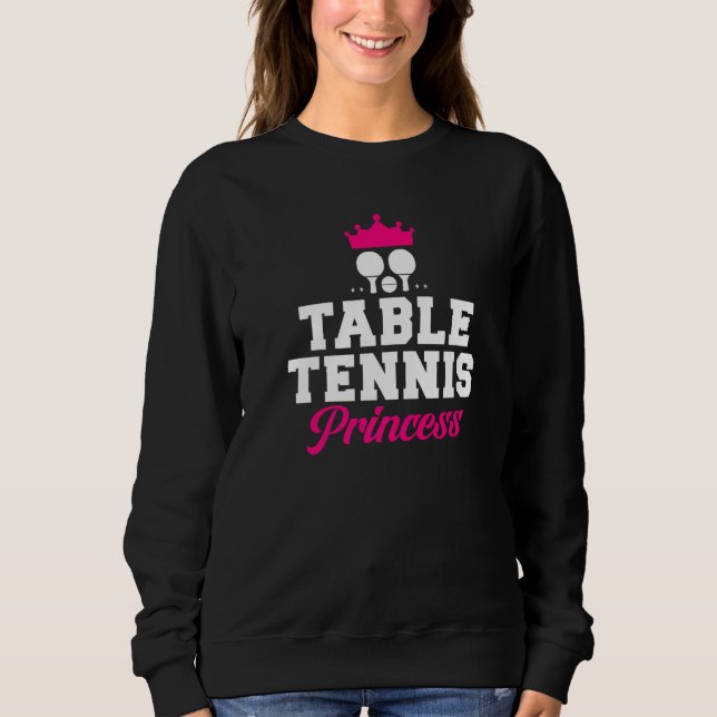 Sudadera Table Tennis Princess   (Anverso)