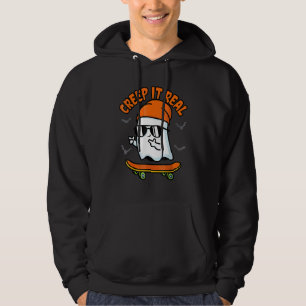 Sudadera Tablón de skate de Halloween Fantasma Spooky Creep