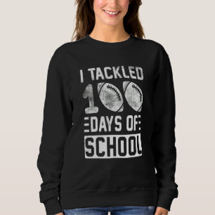 Sudadera Tackleé 100 días de fútbol escolar Chicos 100º D
