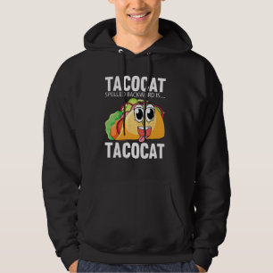 Sudadera Taco Cat deletreado al revés es Taco Cat Tacocat