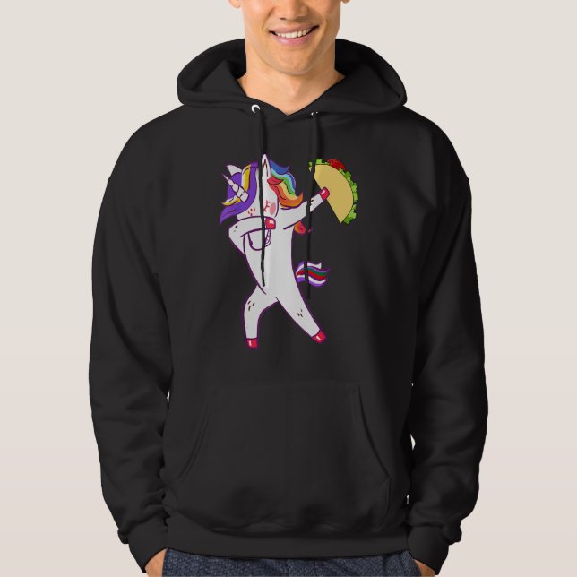 Sudadera Taco Dabbing Alimentario Cinco De Mayo Para (Anverso)