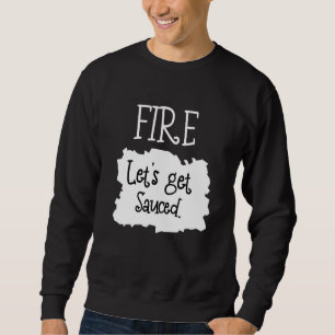 Sudadera Taco de paquete caliente de fuego se salsa Hallowe