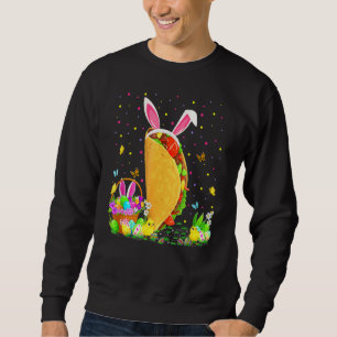 Sudadera Taco Fast Food Easter Huevo de Semana Santa Caza B