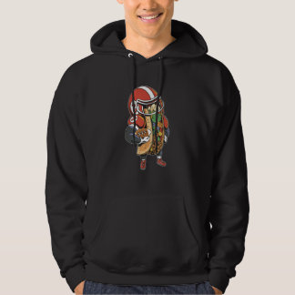 Sudadera Taco football player stuffed with ground beef and