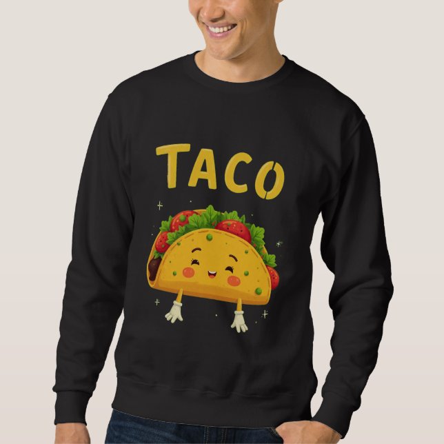 Sudadera Taco mens sweatshirt (Anverso)