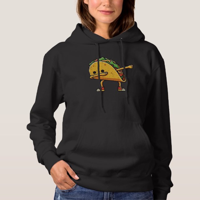 Sudadera Taco Mexicano Dab Cinco De Mayo Fiesta Comida Homb (Anverso)