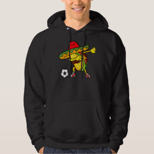Sudadera Taco mexicano de fútbol Dab Cinco De Mayo