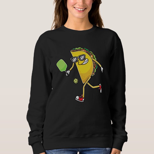 Sudadera Taco Pickleball Mexican Cinco De Mayo Pickleball P (Anverso)