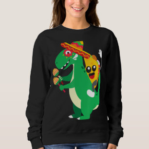 Sudadera Taco Riding T Rex Cinco De Mayo Son Taco