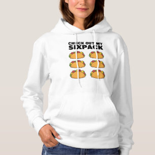 Sudadera Taco Six Pack Fun Mexican Fitness Gym