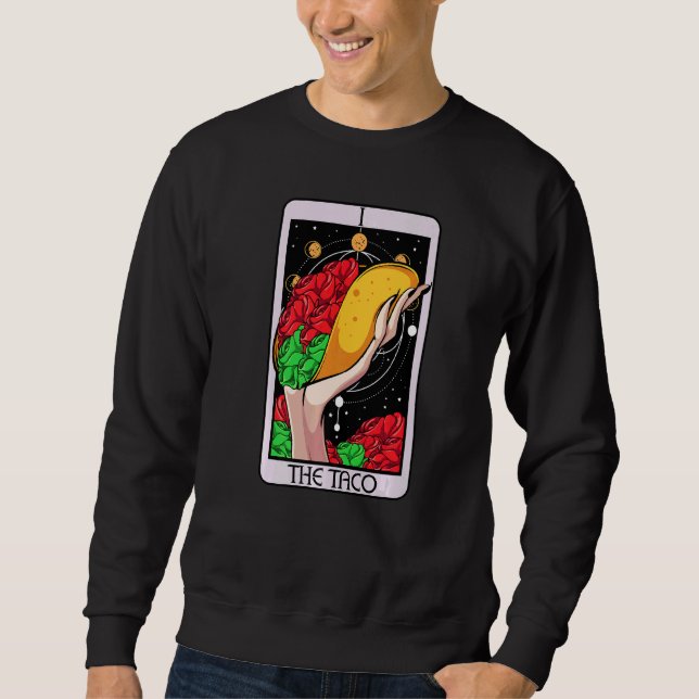 Sudadera Taco Tarot Card Witchy Occult Alchemt Fortune Tell (Anverso)