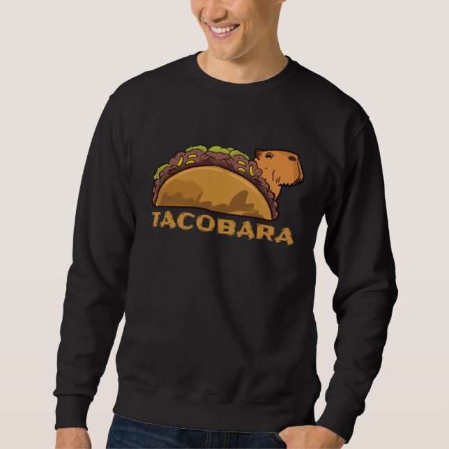 Sudadera Tacobara Taco Capybara Animal Graphic Capibara (Anverso)