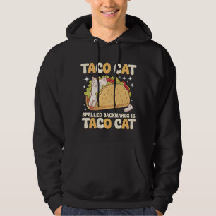 Sudadera Tacocat deletreado al revés Taco Cat Mexicano