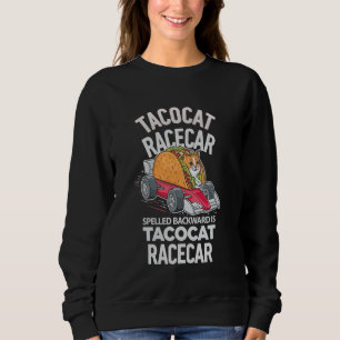 Sudadera Tacocat Racecar Deletreado al Revés Es Tacocat Rac