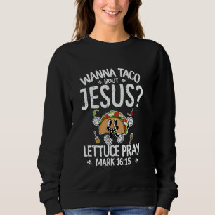 Sudadera Tacocat Sobre Jesús Cinco de Mayo Maullar Sonriend