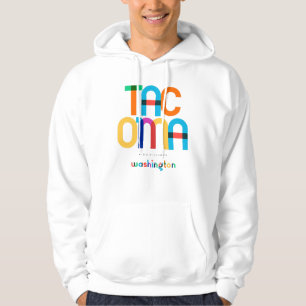 Sudadera Tacoma Washington de mediados de siglo, Arte Pop,