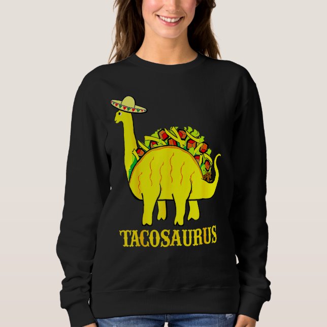 Sudadera Tacosauro Cinco De Mayo S Dinosaurio Taco (Anverso)