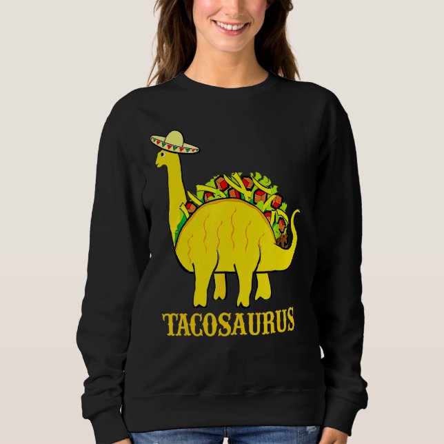 Sudadera Tacosauro Cinco de Mayo s Taco Dinosaur 1 (Anverso)