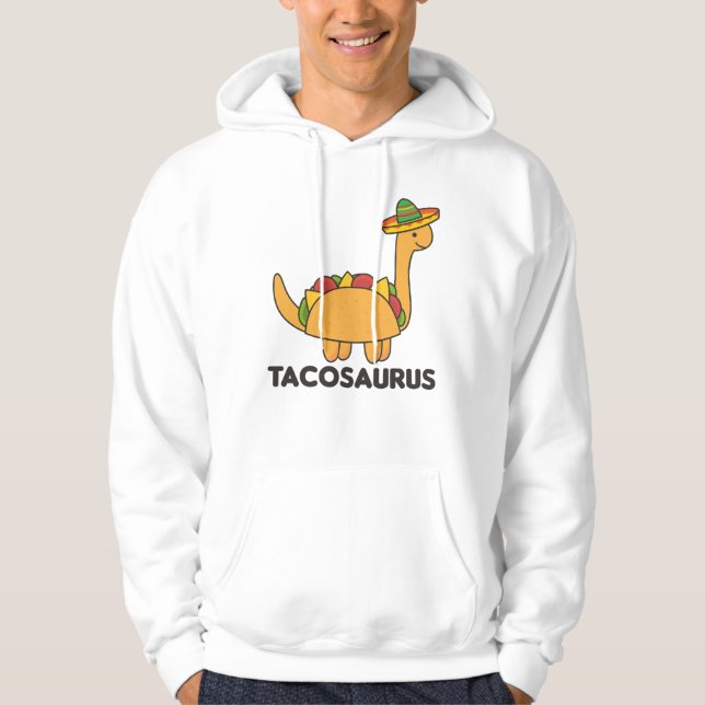 Sudadera Tacosaurus Cinco De Mayo Dinosaurio Funny Dino (Anverso)
