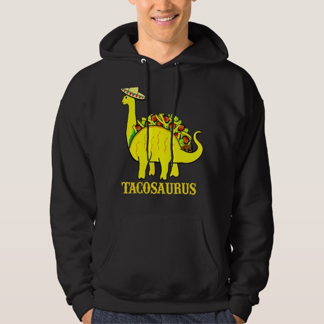 Sudadera Tacosaurus Cinco De Mayo Taco Dinosaur Tee (Anverso)