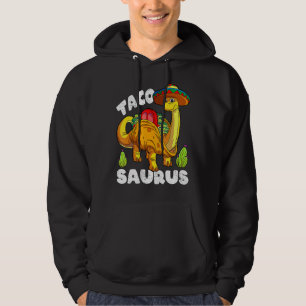 Sudadera Tacosaurus Taco Dinosaur Dino Cinco De Mayo Mexica