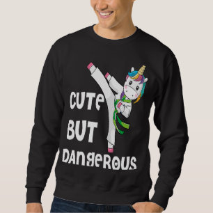 Sudadera Tae Kwon Do Unicornio Cute Pero Peligroso Karate
