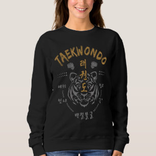 Sudadera Taekwondo 5 Tenets Y Tiger Itfwt
