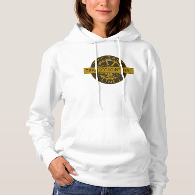 Sudadera Taggart Transcontinental Women's Hoodie WHT (Anverso)