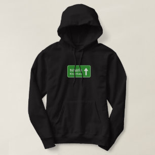 Sudadera ⚠ tailandés de la señal de tráfico de la carr