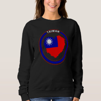 Sudadera Taiwán Bandera de Taiwán Corazón Apoyo Chino Taiwa