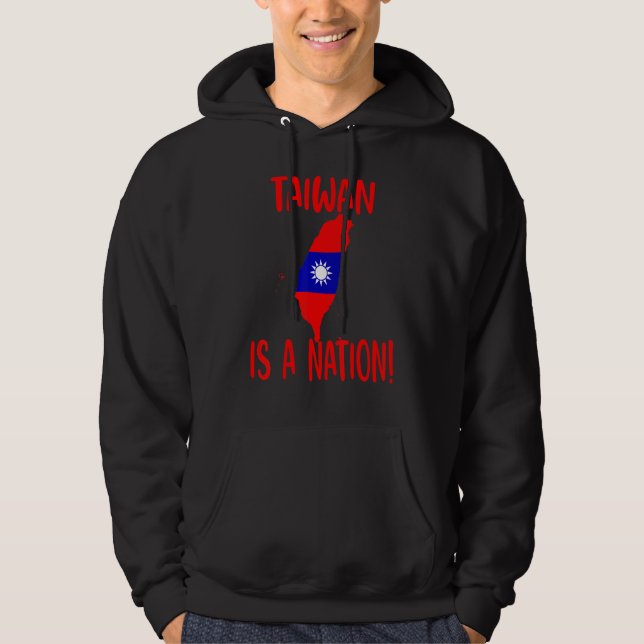 Sudadera Taiwán es una parada nacional para China (Anverso)